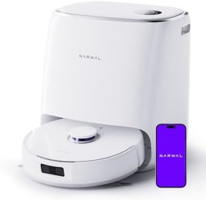 NARWAL Freo X Ultra Saugroboter mit 8.200 Pa Saugkraft – Selbstreinigender Wischroboter für gründliche Reinigung Zuhause