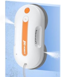 Lite Fensterputzroboter mit 5300Pa Saugkraft, Druckwischfunktion und Smart-Pfadplan für streifenfreie Fensterreinigung.