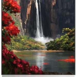 Malen nach Zahlen Erwachsene - Blume DIY Ölgemälde Set für Anfänger, ideale Heimdekoration und Geschenke!