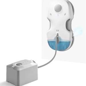HUTT S7 Fensterputzroboter mit Sprühfunktion – Automatischer Fensterreiniger für innen und außen, inkl. 8 Lappen und Kof