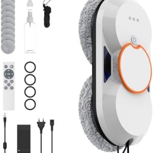 Fensterputzroboter von SmartClean: 5600 Pa Elektrischer Fensterreiniger mit automatischer Sprühfunktion für saubere Fens